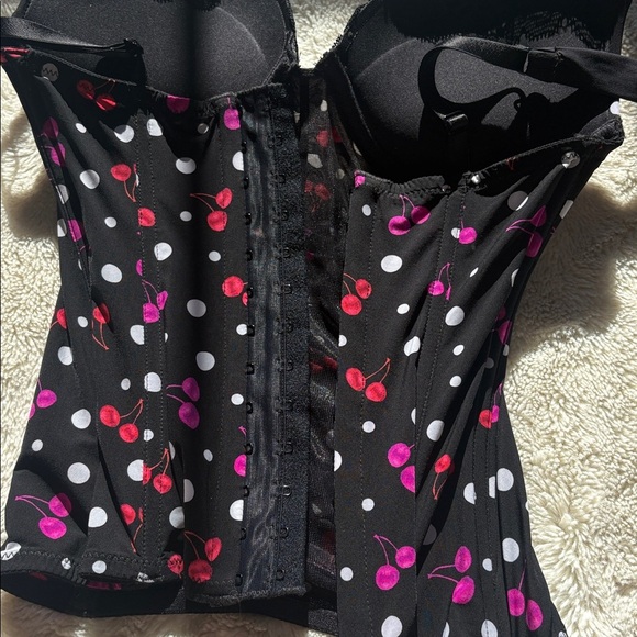 La Senza Hello Sugar Corset Top – Size XS | Y2K Aesthetic | Cherry Push-Up | - Picture 7 of 7